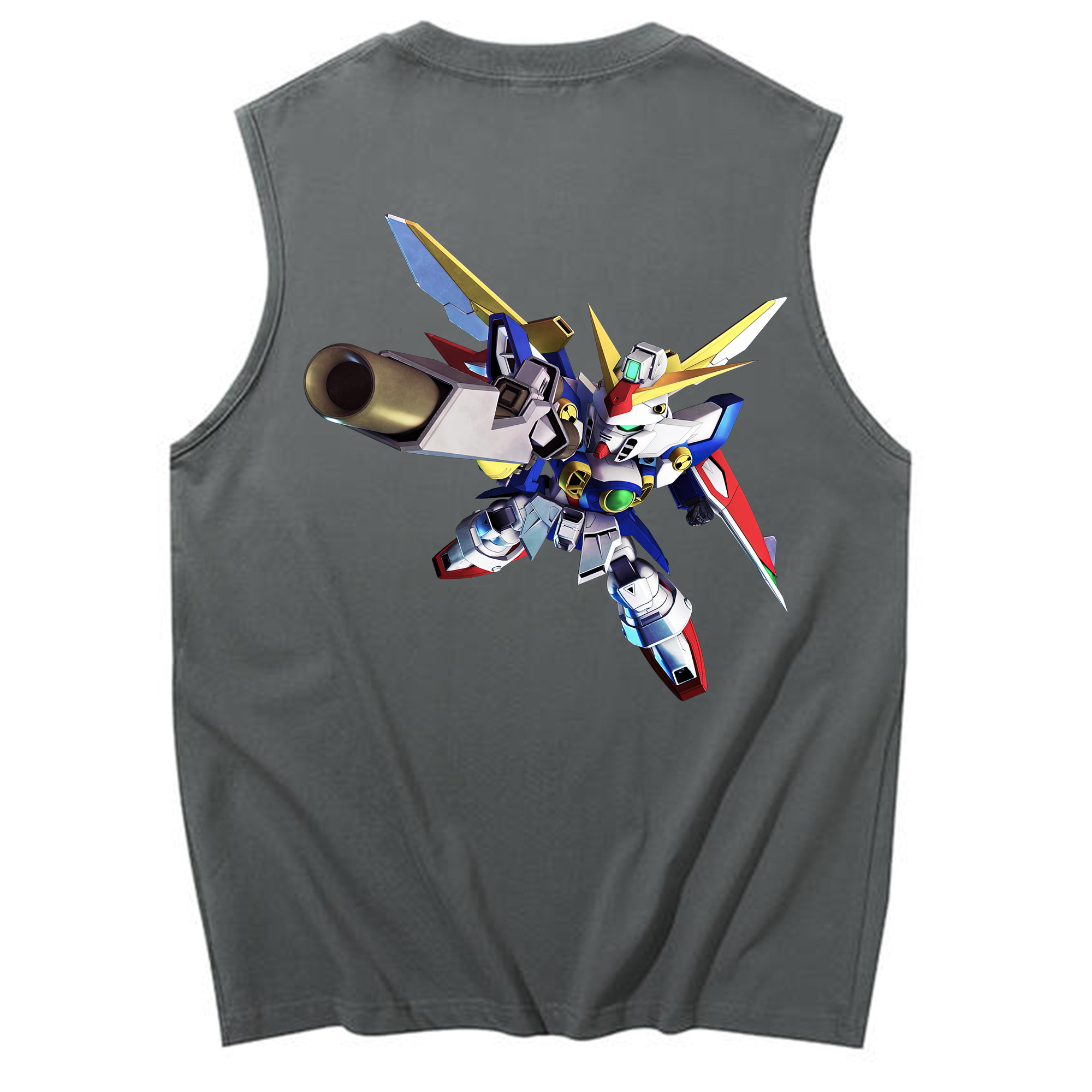 （画像用） 機動戦士ガンダム Mobile Suit Gundam コットン100％タンクトップ（背面プリント）